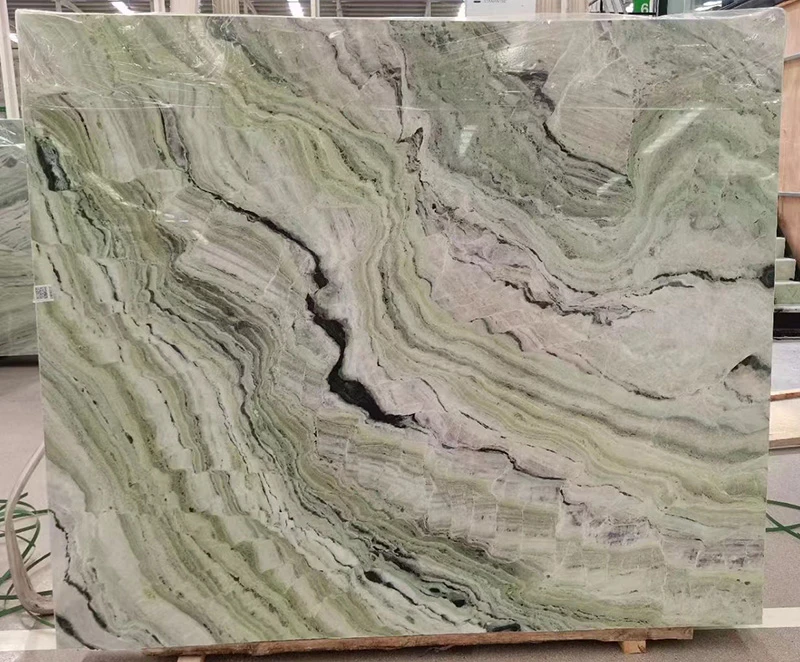 emerald green marble countertop