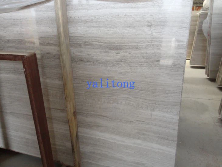 Chinese Cheap Marble White Wood Grain Slabs For Tiles And Bathroom Vanity Tops
