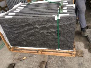 China Black Pearl G684 zidne pločice sa prirodnim dijelom površine i plamenim završetkom