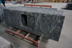 Kina Countertops Granit Juparana & Ispraznost vrhovima / Kina Šaren Granit kuhinja otok